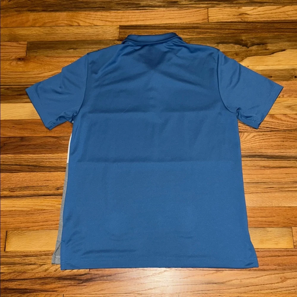 Men’s Adidas Golf Polo Blue Medium